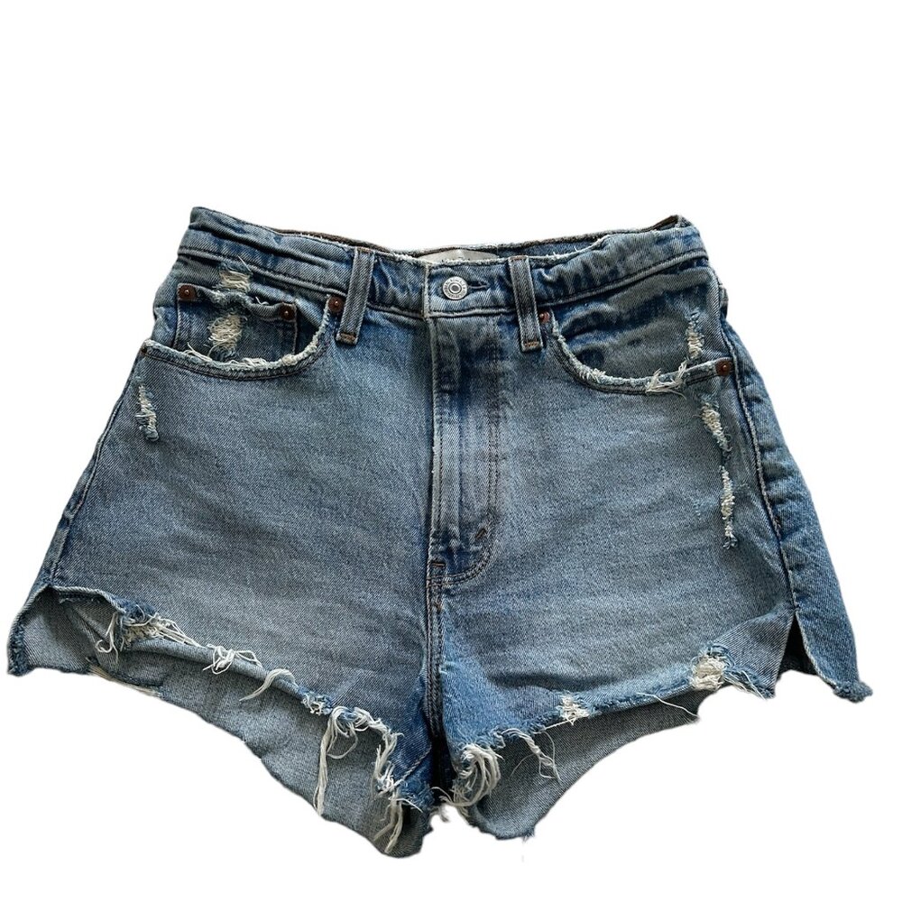 Abercrombie & Fitch The Mom Short High Rise (Curve Love)